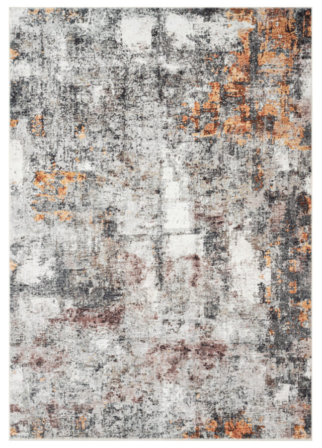 Alfombra Bari Gris Multicolor Abstracto