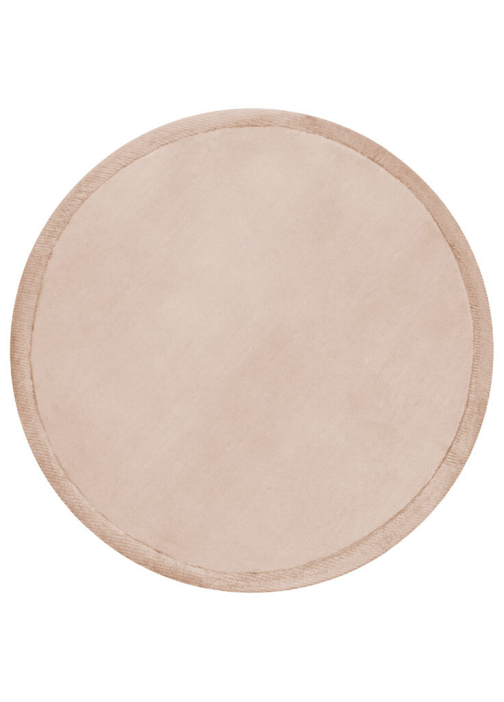 Alfombra Infantil Fluffin Redonda Beige