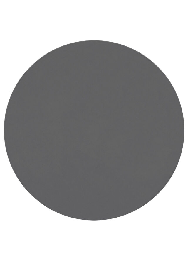 Alfombra Lumi Redonda Gris Oscuro Antideslizante