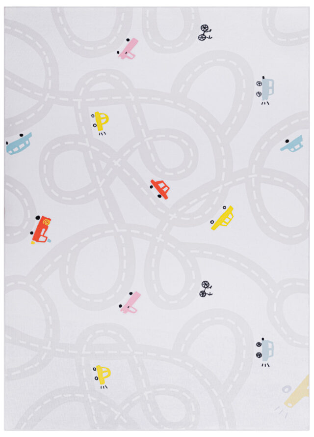 Alfombra Infantil Snooki Caminos Pastel Beige Antideslizante