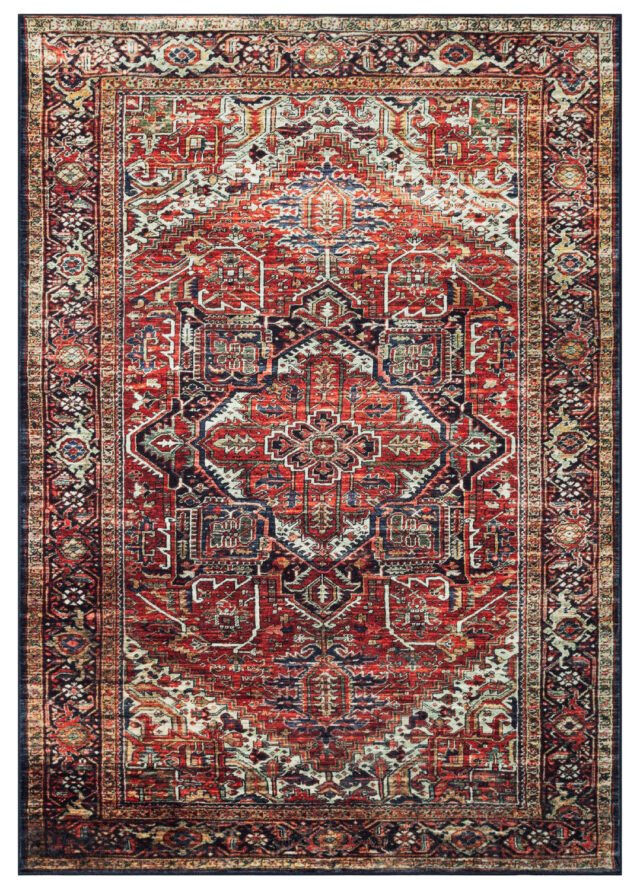 Alfombra Ispahan Multicolor Tradicional