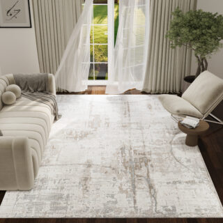 Alfombra Trend Beige Abstracta