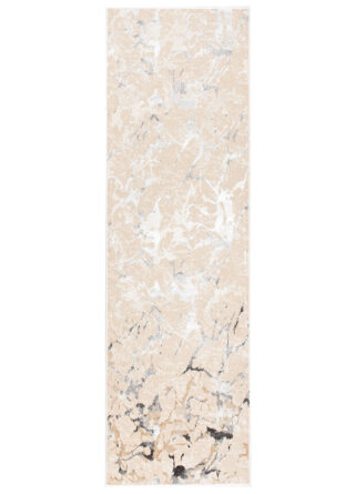 Alfombra de Pasillo Crystal Beige Gris Abstracto