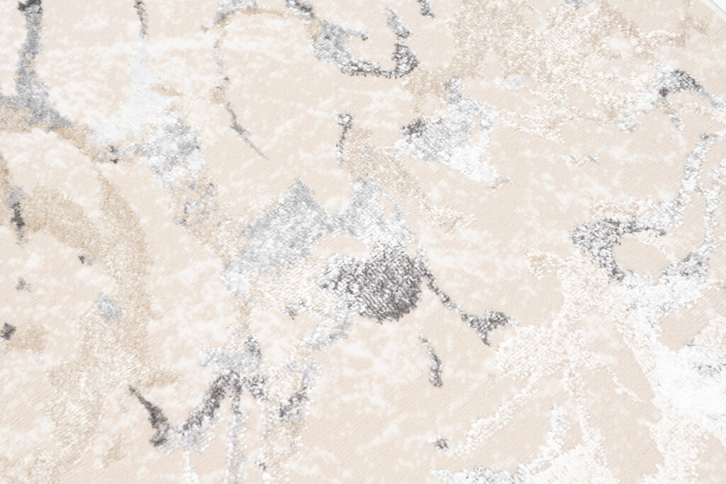 Alfombra de Pasillo Crystal Beige Gris Abstracto