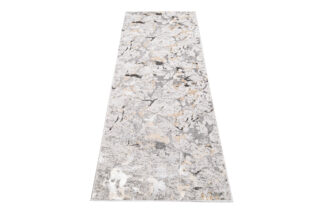 Alfombra de Pasillo Crystal Gris Beige Abstracto