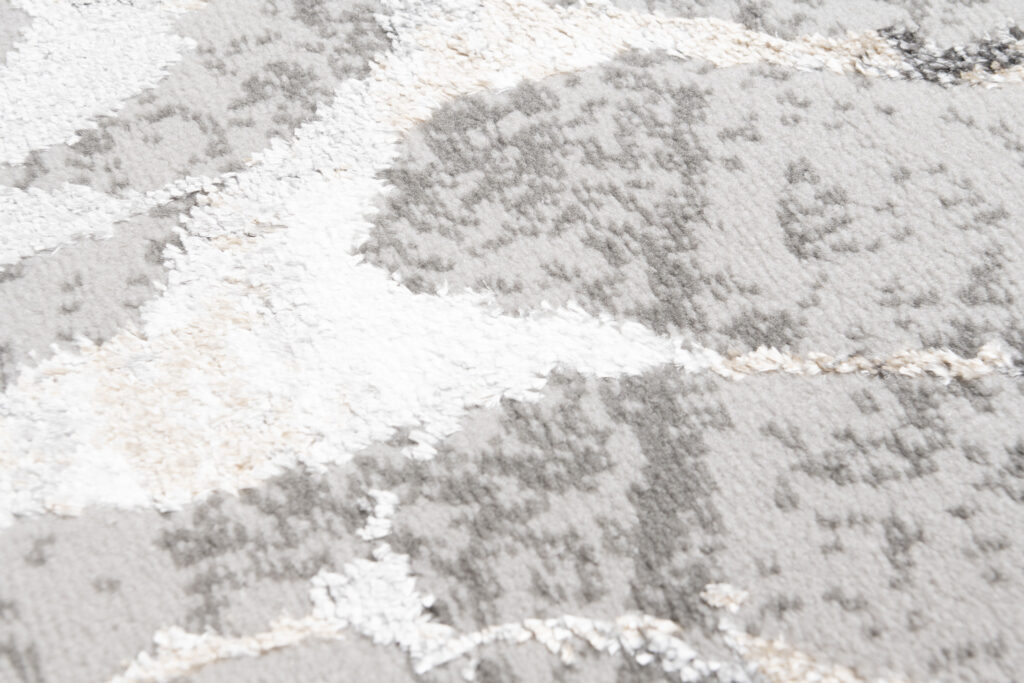 Alfombra de Pasillo Crystal Gris Beige Abstracto