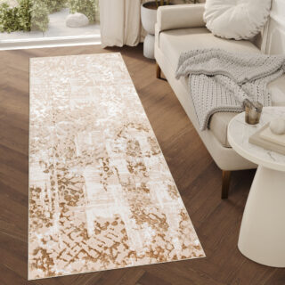 Alfombra de Pasillo Crystal Beige Retro