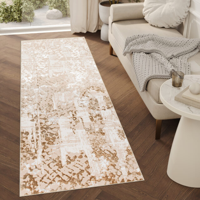 Alfombra de Pasillo Crystal Beige Retro