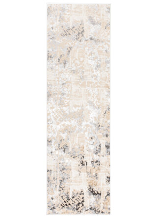 Alfombra de Pasillo Crystal Beige Gris Retro