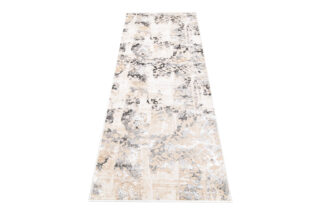 Alfombra de Pasillo Crystal Beige Gris Retro