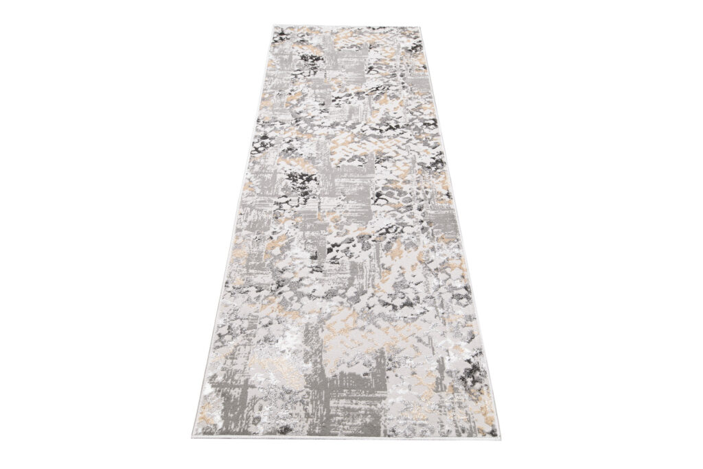 Alfombra de Pasillo Crystal Gris oscuro Retro