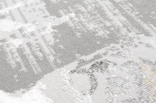Alfombra de Pasillo Crystal Gris oscuro Retro