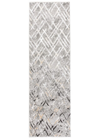 Alfombra de Pasillo Crystal Gris oscuro Rombos