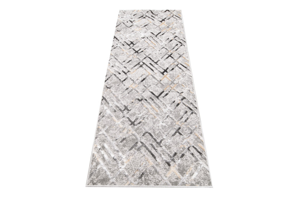 Alfombra de Pasillo Crystal Gris oscuro Rombos