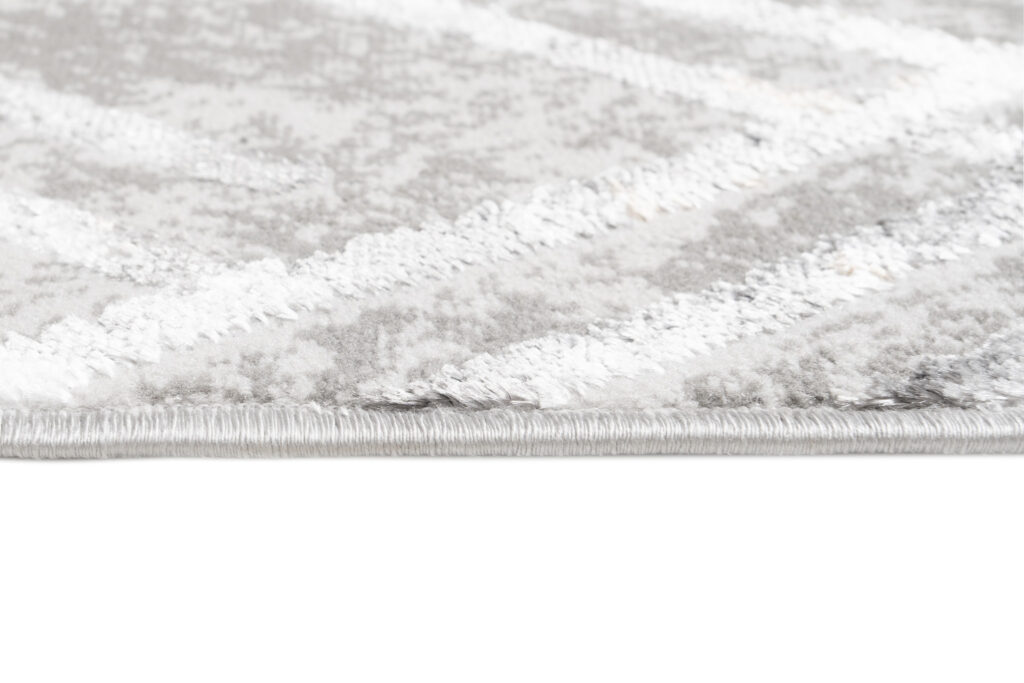 Alfombra de Pasillo Crystal Gris oscuro Rombos