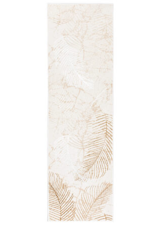 Alfombra de Pasillo Crystal Beige Hojas