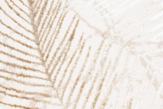 Alfombra de Pasillo Crystal Beige Hojas