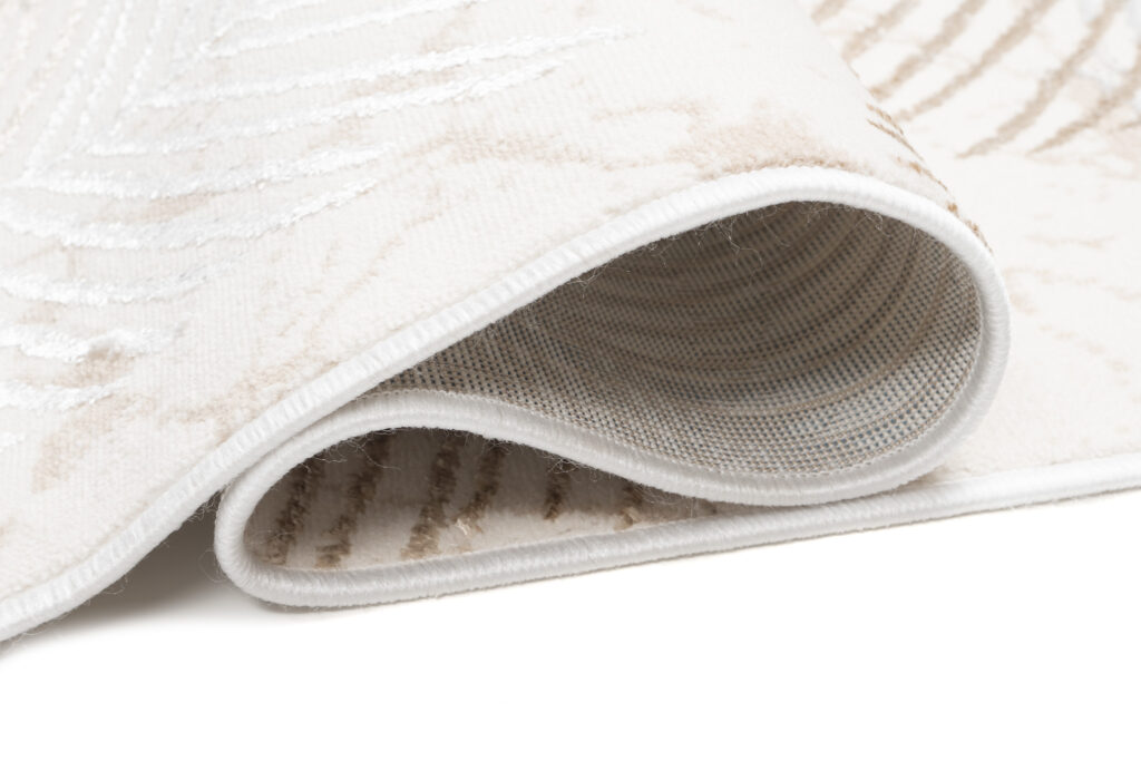Alfombra de Pasillo Crystal Beige Hojas
