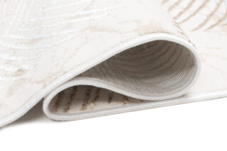 Alfombra de Pasillo Crystal Beige Hojas
