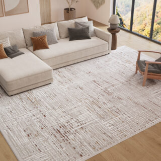 Alfombra Trend Beige Multicolor Líneas