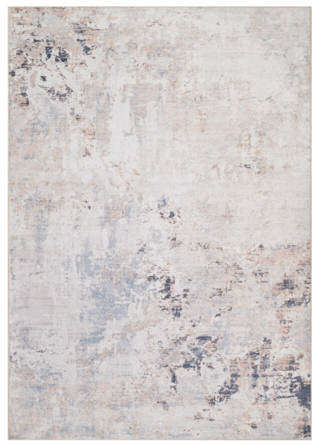 Alfombra Ash Gris Beige Jaspeado Antideslizante