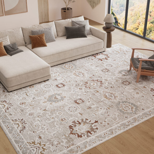 Alfombra Trend Beige Óxido Vintage