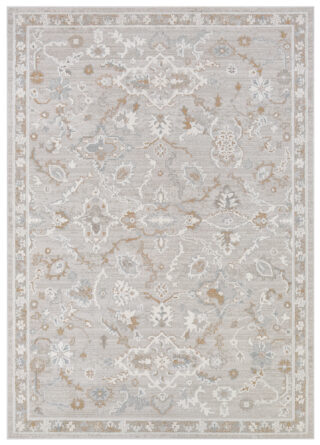 Alfombra Trend Beige Gris Floral