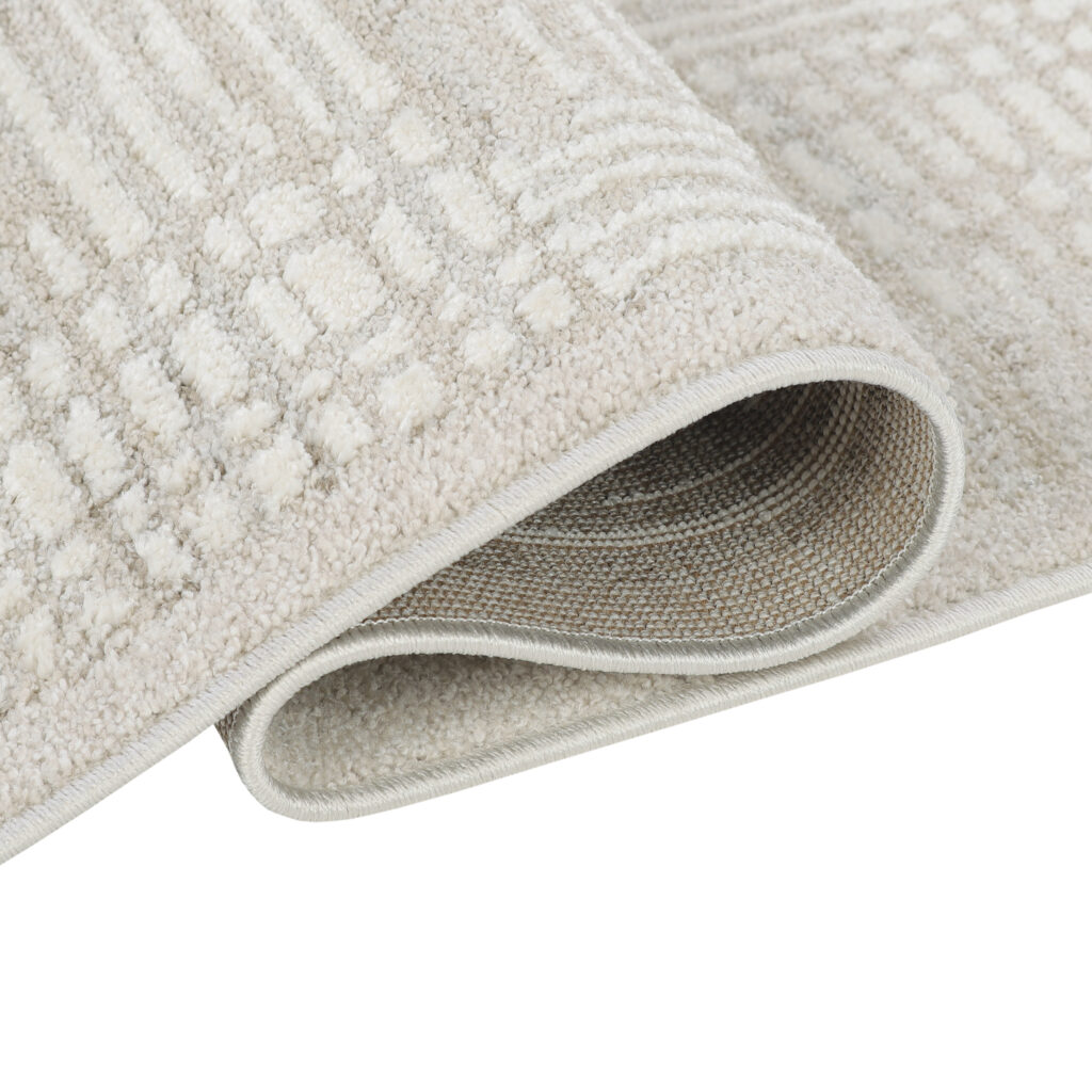 Alfombra Trend Beige Moderna Líneas