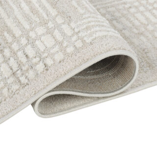 Alfombra Trend Beige Moderna Líneas
