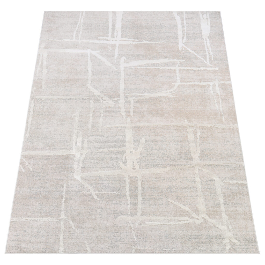 Alfombra Trend Gris Beige Geométrica