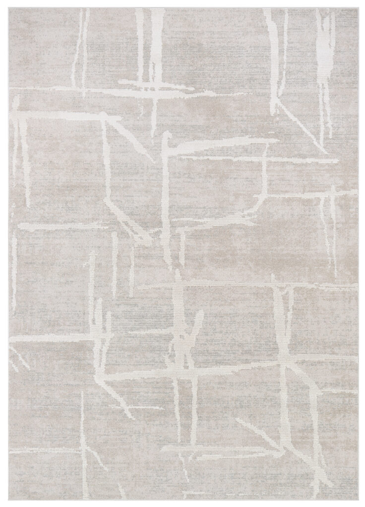 Alfombra Trend Gris Beige Geométrica
