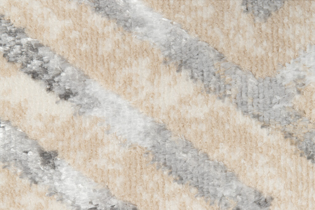 Alfombra de Pasillo Crystal Gris Beige Rombos