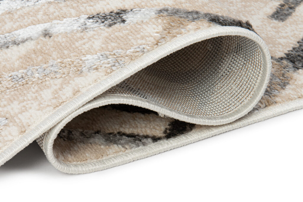 Alfombra de Pasillo Crystal Gris Beige Rombos