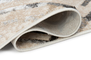 Alfombra de Pasillo Crystal Gris Beige Rombos