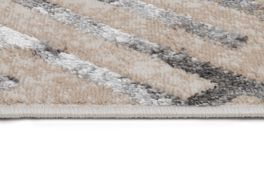 Alfombra de Pasillo Crystal Gris Beige Rombos