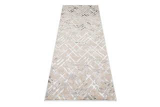 Alfombra de Pasillo Crystal Gris Beige Rombos