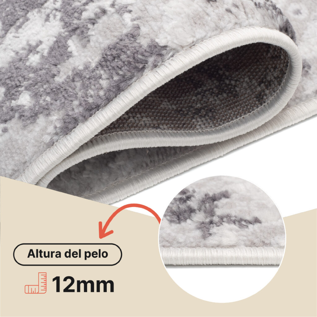 Alfombra Sky Gris Crema Vintage Ornamental